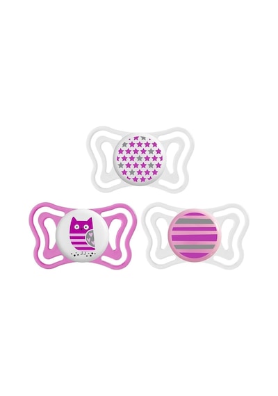 Chicco Physio Light Pembe 6-16 Ay 2Li Silikon Emzik Pembe