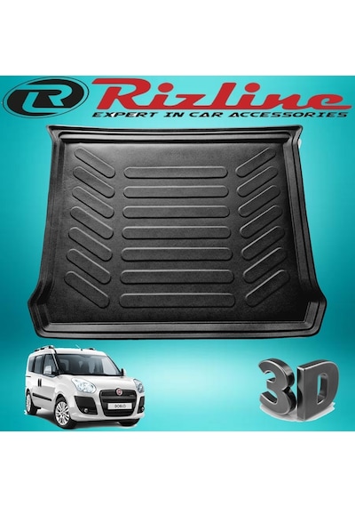 Fiat Doblo 2 3D Bagaj Havuzu Paspası 2010-2020 Arası Rizline N11.10290