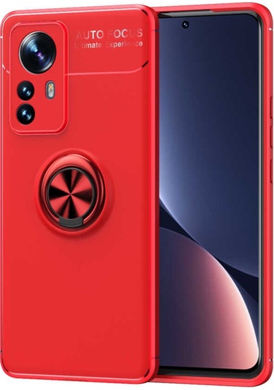 Xiaomi Mi 12 Pro Kılıf Zore Ravel Yüzüklü Silikon Kılıf