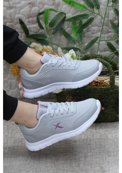 Kinetix Lena Tx W 4fx Gri Beyaz Kadın Spor Ayakkabı 001