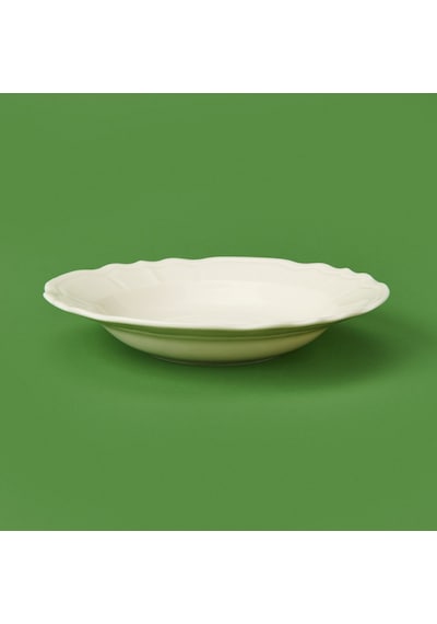 Tuluu Porselen Tiffany Yemek Tabağı - Krem - 21 Cm Renkli