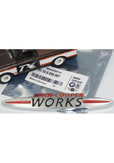 Dk Tuning Mini John Cooper Works Bagaj 9cm Metal Logo Arma Bagaj Arma