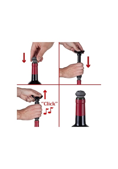 Vacu Vin 9812606 Şarap Vakum Seti Çok Renkli