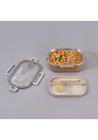 Aryıldız Bento Lunch Box Yemek Termosu Haki 920ml Karışık