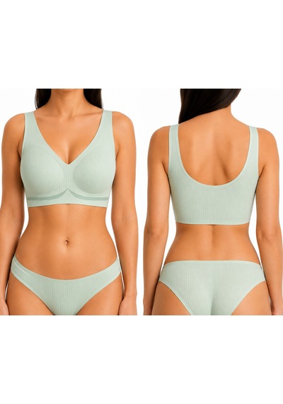 Best Bra Lazer 85 Dikişsiz Fitilli Lazer Kesim Balensiz Konfor Sütyen Bralette Su Yeşili Best Bra Lazer 85 Dikişsiz Fitilli Lazer Kesim Balensiz Konfor Sütyen Bralette Su Yeşili