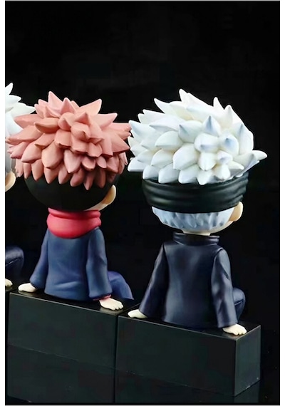 Jujutsu Kaisen Gojo Satoru Ve Yuji Itadori İkili Set Anime Koleksiyon Figürü 8-10 Cm