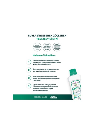 Doğal Konsantre Pas & Kireç 750 Ml Diğer