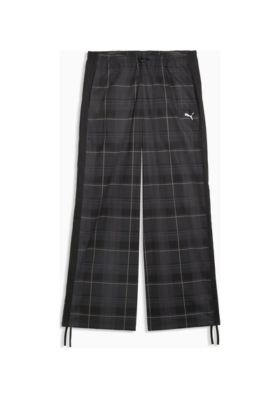Puma T7 Tartan Kadın Siyah Eşofman Altı 636629-01