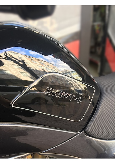 Mondial Drift L Tank Pad Set Siyah-Gümüş Tasarım