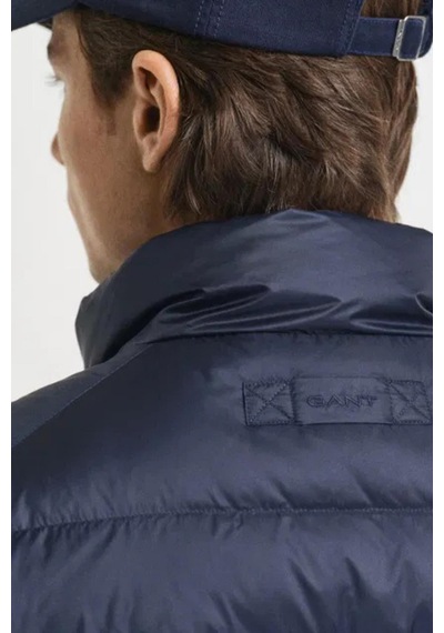 Gant Erkek Lacivert Regular Fit Dik Yaka Kaz Tüyü Yelek-11141 Lacivert