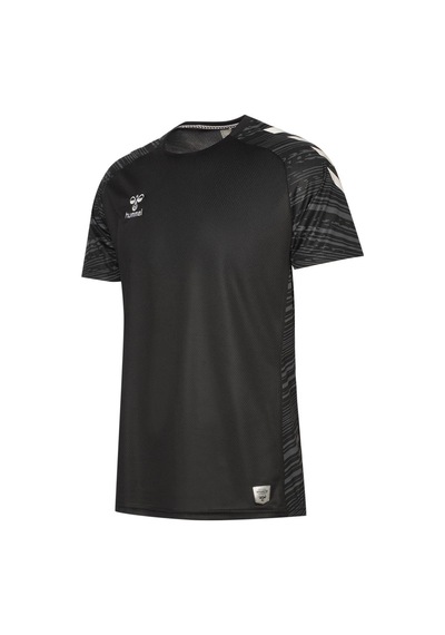 Hummel Line Traning S/s 912289-2001 Siyah Erkek Spor T-shirt Siyah