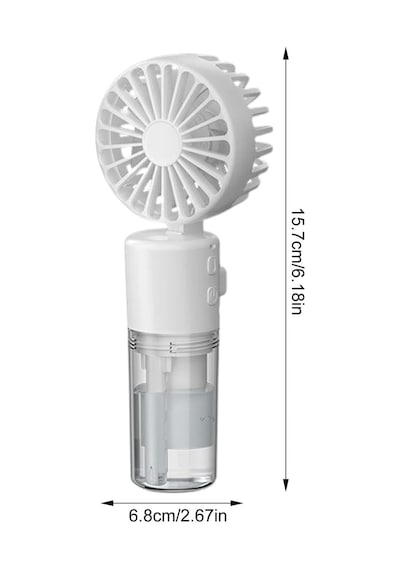 F2 Su Buharı Püskürtmeli Mini Fan Taşınabilir Sulu Buharlı El Vantilatörü Su Hazneli Mini Fan Şarjlı Pervane Boyun Askı İpli Mini Klima