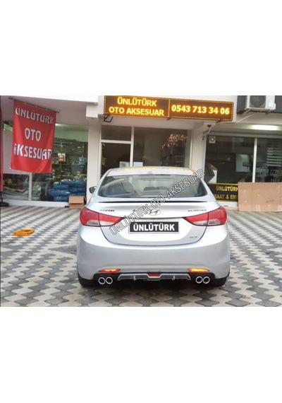 OtoÇizgi Hyundai Elentra Bagaj Üstü Spoiler - Spoiler Piano Black AnatomiK OtoÇizgi