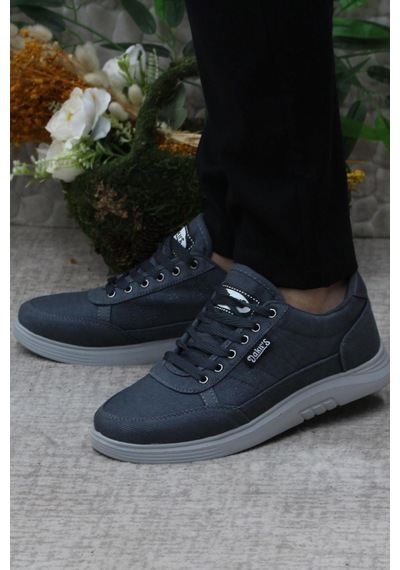 Fort Dks 2038 Füme Hafif Rahat Keten Sneaker Erkek Ayakkabı 001