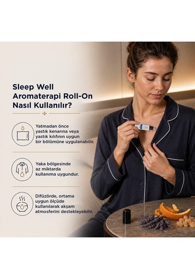 Sera Natura Sleep Well Aromaterapi Roll-On %100 Doğal 10 ML