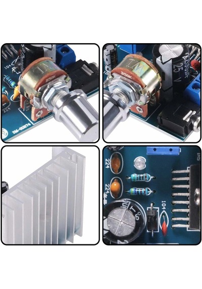 Tda7297 Amfi Devresi Amplifikatör Çift Kanal 2x15w