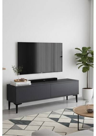 Tsa1299a Aplos Tv Stand, Tv Sehpası Antrasit 120cm