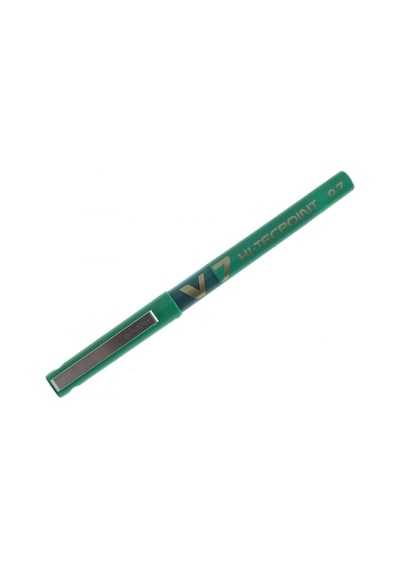 Pilot V7 Hi-Tecpoint Yeşil Iğne Uçlu Roller Kalem