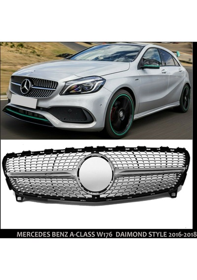 Mercedes W176 A Serisi Diamond Ön Panjur Izgara 2016-2018 Arası