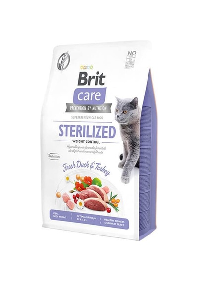 Care Weight Control, Kilo Kontrolü İhtiyacı Olan Kısırlaştırılmış Kediler İçin, Tahılsız, Hipoalerjenik, T