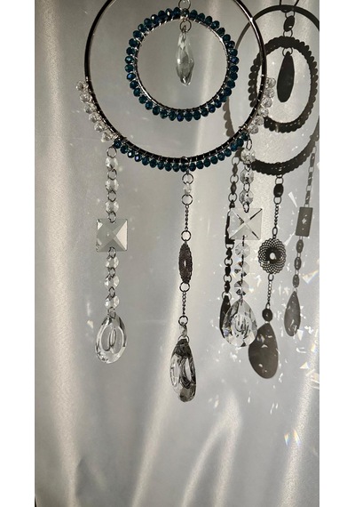 Lumiere Kristal Güneş Yakalayıcı , Kristal Dekor Kristal Obje Lüks Hediye Suncatcher , Raibow Tek Parça