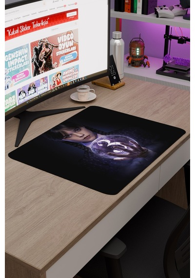 Wednesday V5 48x40 Xl Gaming Kauçuk Kaymaz Taban Mouse Pad Fare Altlığı