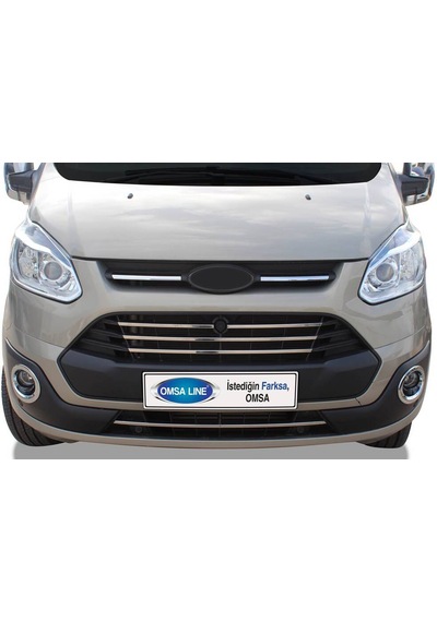 Ford Custom Krom Sis Farı Çerçevesi 2 Parça Abs 2012-2...
