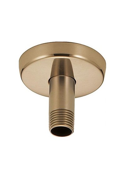 Faucet U4996-cz Duş Kolu Ve Flanşı, Şampanya Bronz Açık Mavi