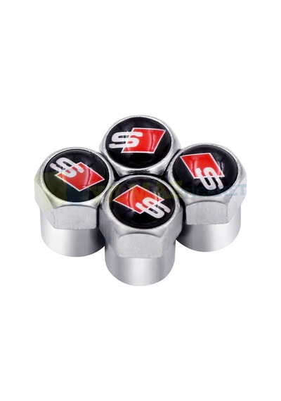 Audi S Line Logo Sibop Kapağı 1 Takım 4 Adet Plastik