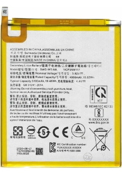 Samsung Galaxy Tab A8 Sm-t290f Uyumlu Servis Batarya Pil