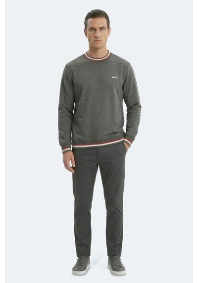 Slazenger Keystone I Erkek Antrasit Sweatshırt