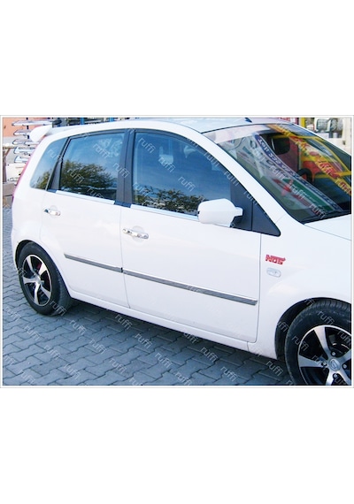 Ford Fiesta Krom Cam Çıtası 4 Prç. 2001-2010 Paslanmaz Çel...