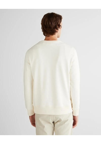 Gant 2067062 Erkek Sweatshirt Krem