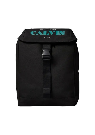 Calvin Klein Graphıc Flap Backpac, Ub1 Siyah Erkek Sırt Çantası