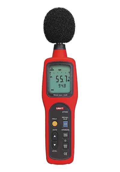 Mıe0129 / Ut352 Işıklı Lcd Ekranlı Ses Seviyesi Ölçer
