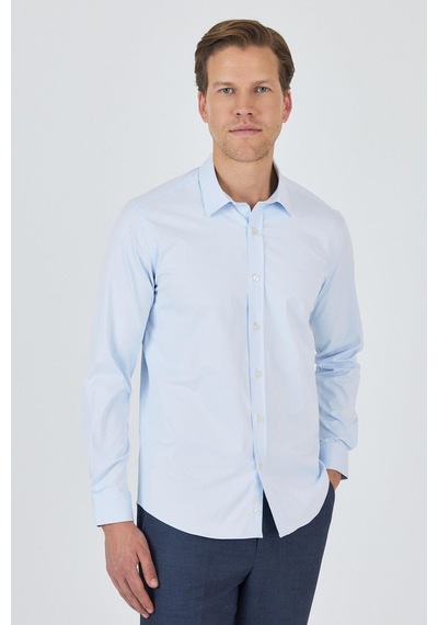 İmza Uzun Kol Düz Bez Ayağı Sert Yaka Cepsiz Pamuklu Classic Slim Fit Gömlek 1004250211 Koyu Mavi İmza Uzun Kol Düz Bez Ayağı Sert Yaka Cepsiz Pamuklu Classic Slim Fit Gömlek 1004250211 Koyu Mavi