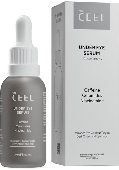 The Ceel Göz Altı Torbalanma ve Morluk Karşıtı, Aydınlatıcı Göz Bakım Serumu Caffeine, Glutatyon 30 ml