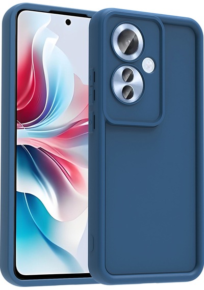 Oppo Reno 11f Kılıf Kamera Korumalı Zore Ananas Kapak Koyu Yeşil