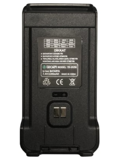 Tyt/tekser Uv88/98 3200mah Standard Şarj'lı Li-ıon Batarya Tyt/tekser Uv88/98 3200mah Standard Tip Li-ıon Batarya