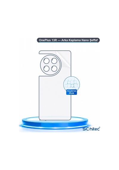 Schitec Oneplus 13r Uyumlu Arka Yüzey Hidrojel Koruyucu Film