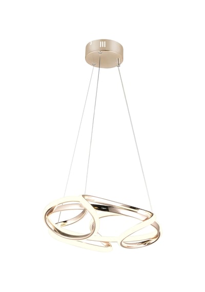 Ld 061 K Topsuz Model Gold 3 Renkli Salon Ve Oturma Odası İçin İdeal Alüminyum Avize, 50x90 Gold