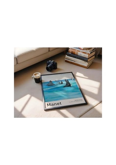 Manet Çerçevesiz Poster, Modern Dekoratif Çerçevesiz Poster, Tablo, Manet, 21 X 30