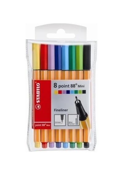 Stabılo Point 88 Mini 8'Li Paket