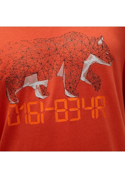 Bad Bear Dıgıbear T-shırt Turuncu Erkek T-shirt 22.01.07.050-c109 Kırmızı