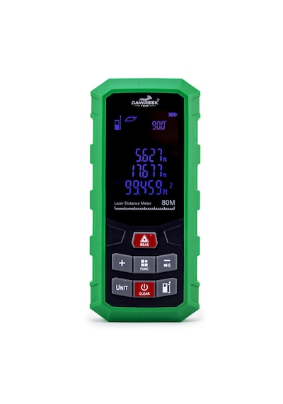 Dawreek Mesafe Ölçer H01 Green 80 Metre Dijital El Tipi Mesafe Ölçüm Cihazı