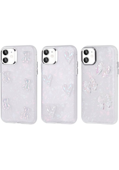 More Tr Apple Uyumlu iPhone 11 Uyumlu Kabartma Figürlü Parlak Mtr Eralli Silikon Kılıf-ayı