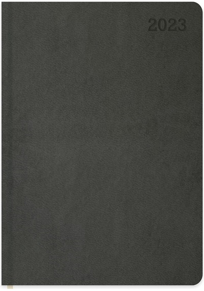 Keskin Ajanda Günlük 14 x 20 CM Termo Deri Gri 832907-1 Adet Beyaz