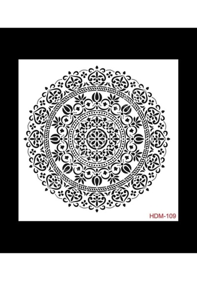 Mandala Stencil Hdm109 Home Dekor Stencil 25x25
