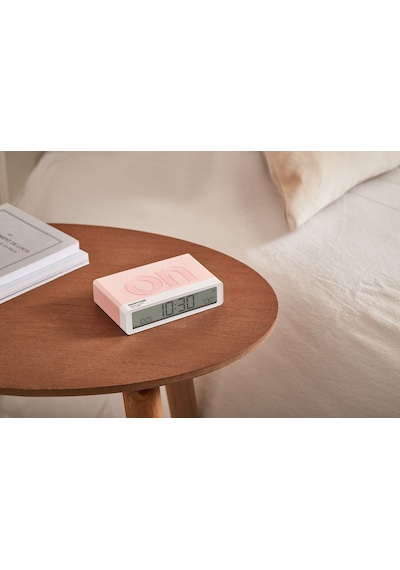 Lexon X Pantone Flip Klasik Alarm Saat Pembe