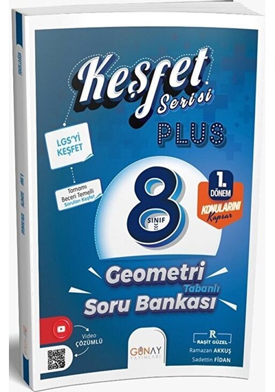 Günay Yayıncılık 8. Sınıf Keşfet Plus Geometri 1. Dönem Soru